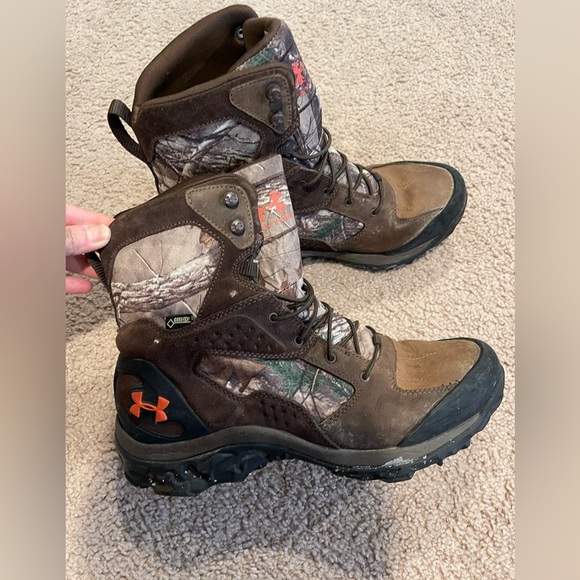 Under Armour Other - UNDER ARMOUR Men's Ayton Gore-Tek Dark Camo Hunting Ankle Boots